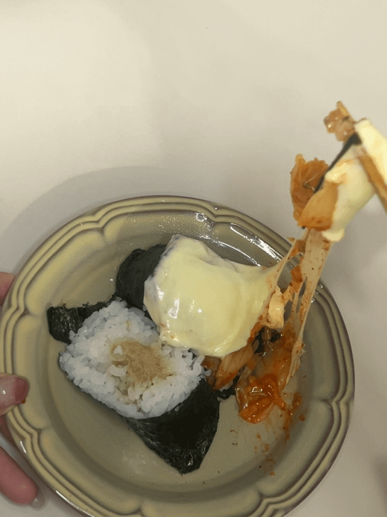 甘辛ハーフ&ハーフ夜食のレシピ