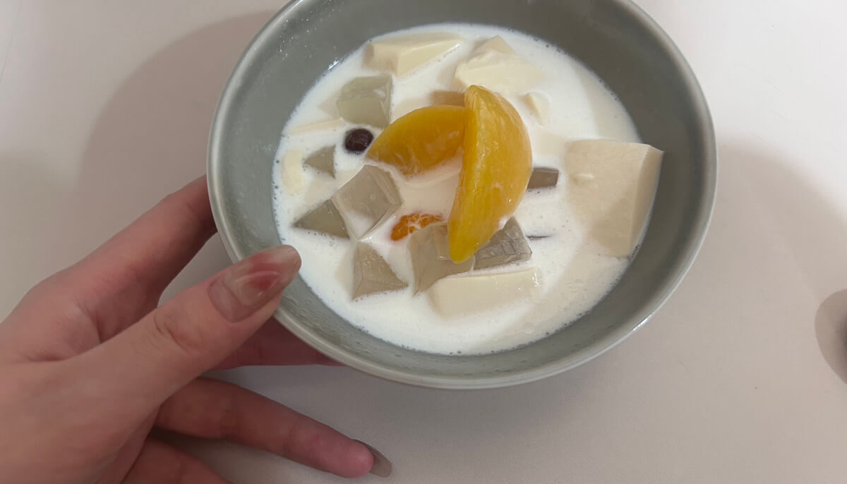 杏仁豆腐レシピ画像